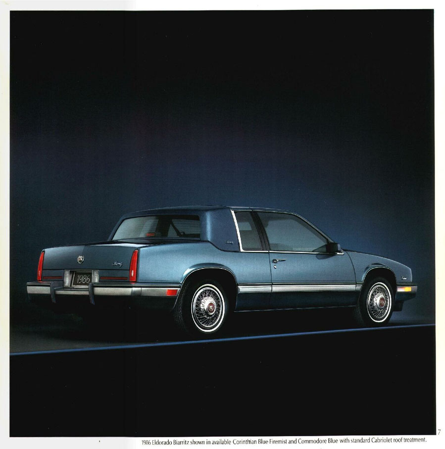 1986 Cadillac Eldorado Brochure Page 13